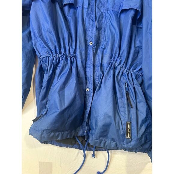 Helly Hansen Mens Jacket Medium Blue Nylon Packable Rain Jacket - Picture 3 of 10